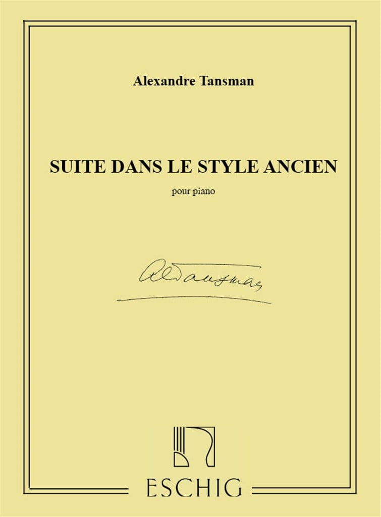 Suite Style Ancien Piano